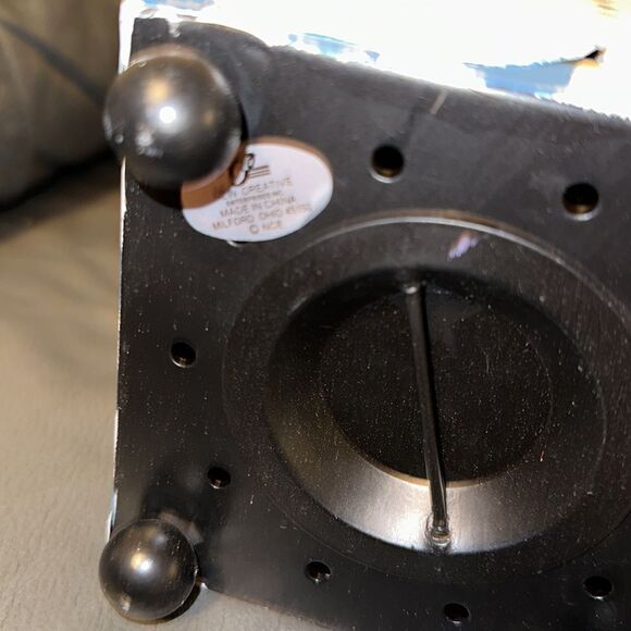 Tin Metal Snowman Candle Light Lantern Christmas Holiday Decor - Picture 7 of 7